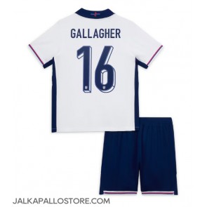 Englanti Conor Gallagher #16 Kotipaita Lapsille EM-Kisat 2024 Lyhythihainen (+ shortsit)